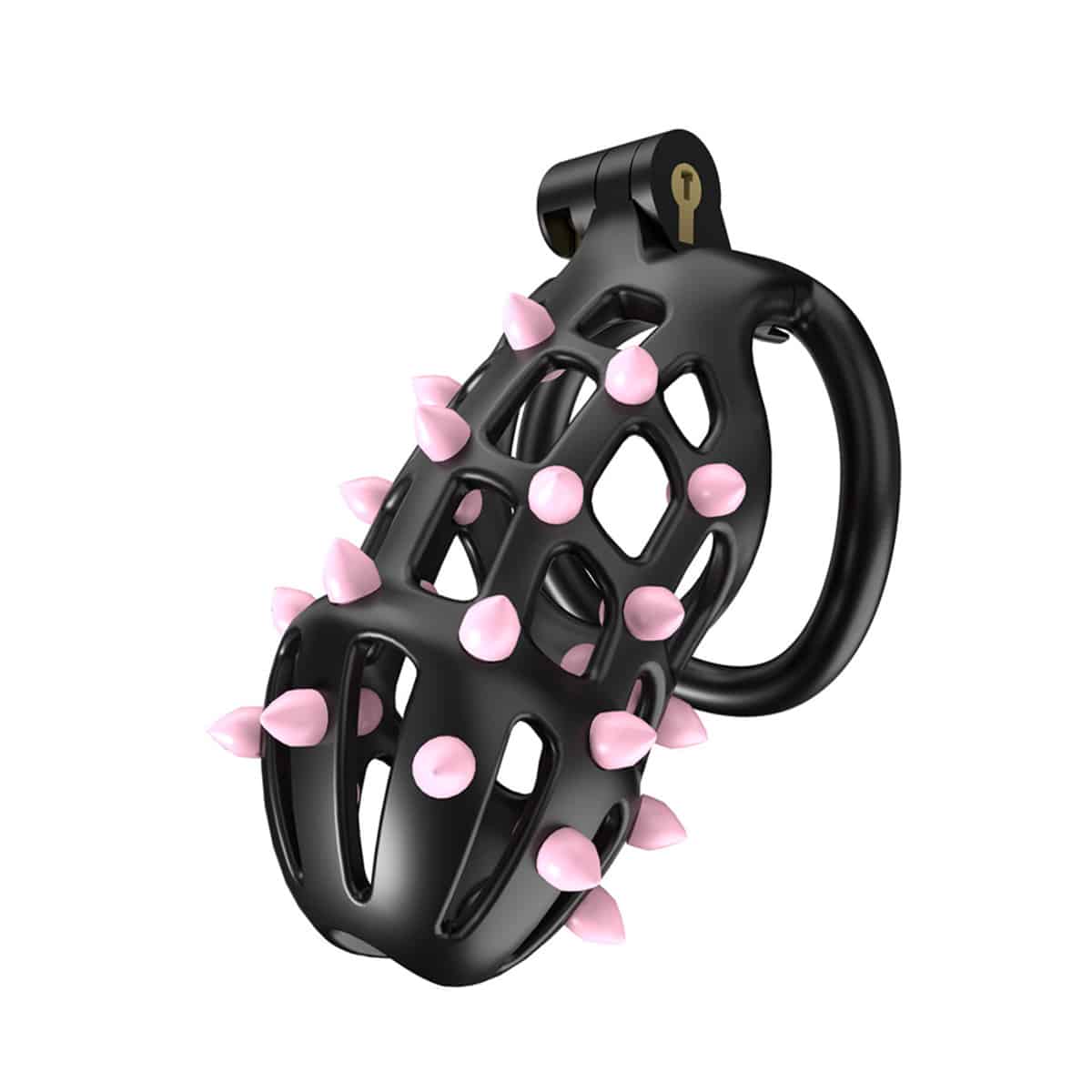 Size 3, with pink spikes.