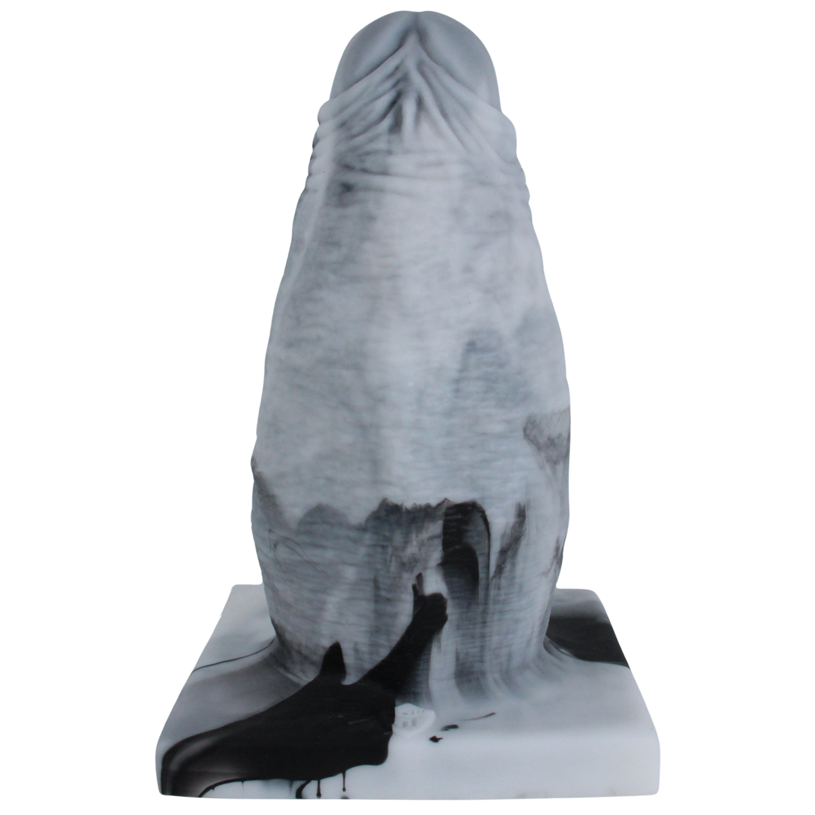 CHUNKSTA Platinum Silicone Stretcher Dildo