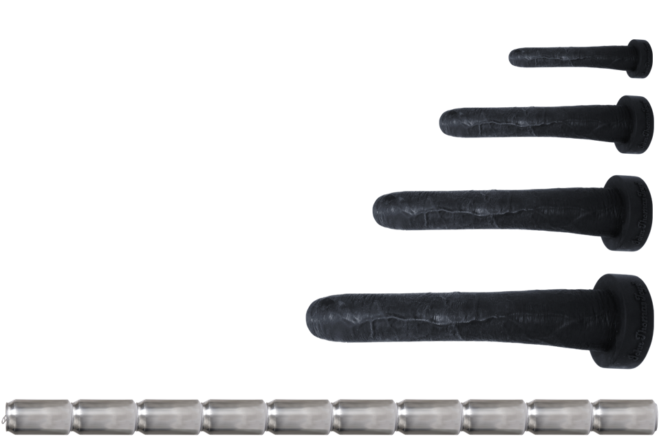 MR FROBISHER Depth Training Platinum Silicone Dildo