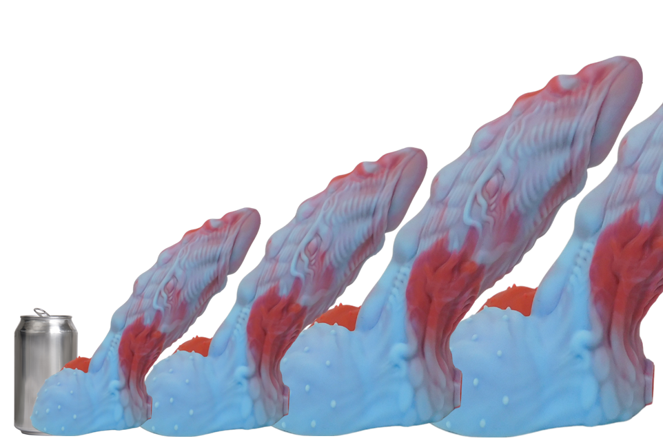 ORIGINAL DRAGONS COCK Platinum Silicone Dildo