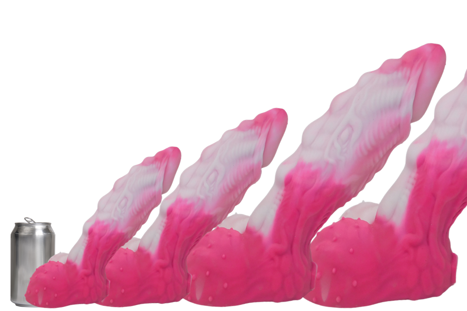 ORIGINAL DRAGONS COCK Platinum Silicone Dildo