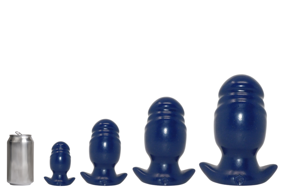MAX Platinum Silicone Butt Plug BLUE