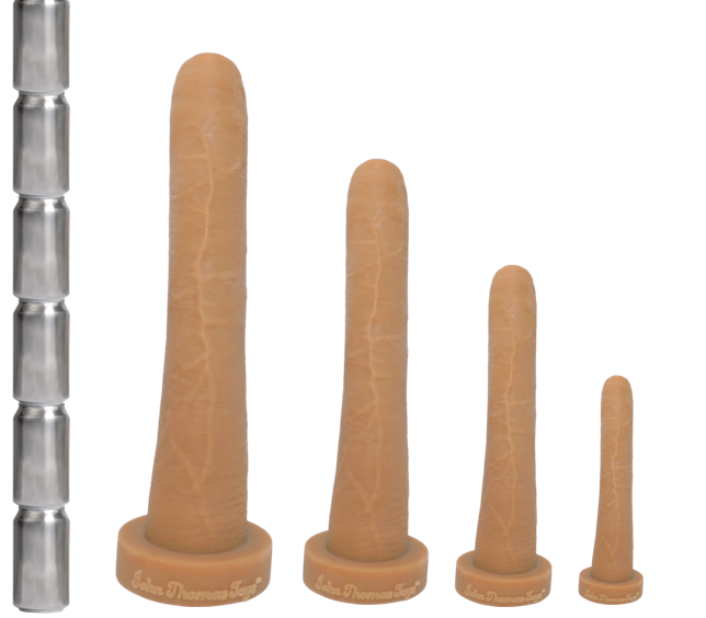 MR FROBISHER Depth Training Platinum Silicone Dildo