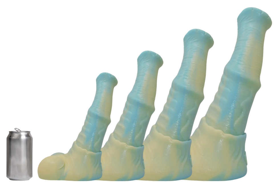 COMANCHE WAR HORSE 2.0 Platinum Silicone Dildo