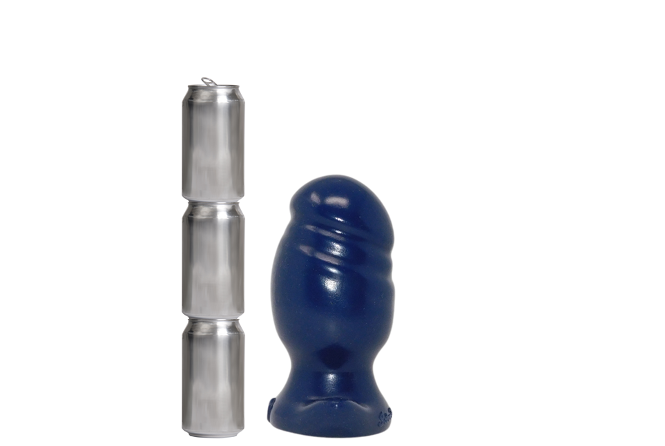 MAX Platinum Silicone Butt Plug BLUE