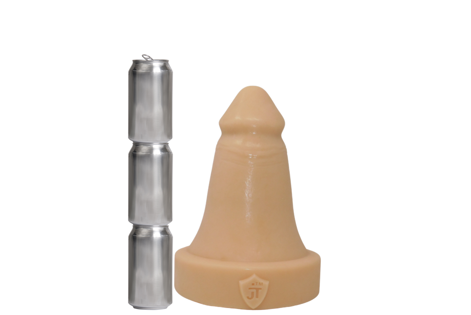 BOB'S BUILDER Platinum Silicone Dildo