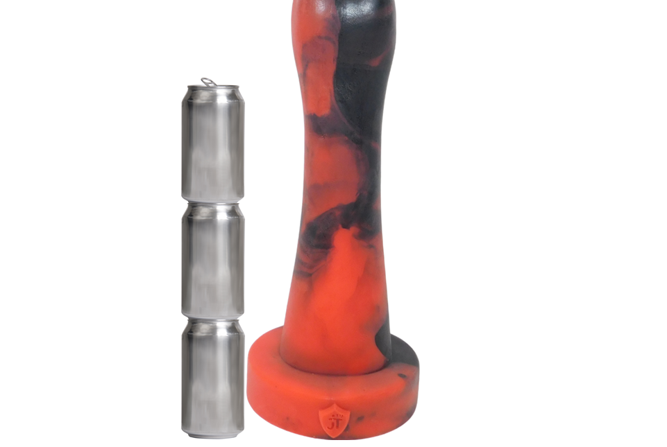 GOOSE NECK Platinum Silicone Dildo