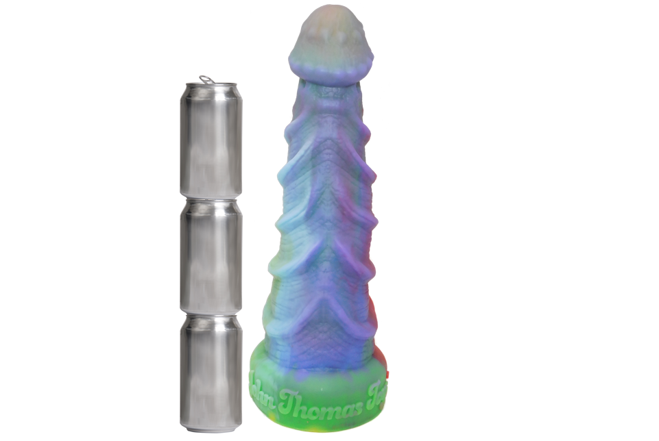 BEASTLI (Nebula) Platinum Silicone Dildo
