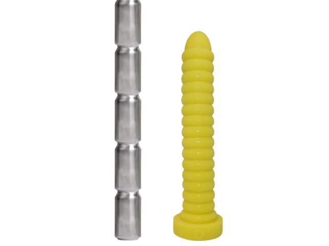 ANAL EXPLORER Platinum Silicone Depth Trainer