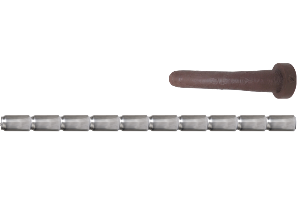 MR FROBISHER Depth Training Platinum Silicone Dildo