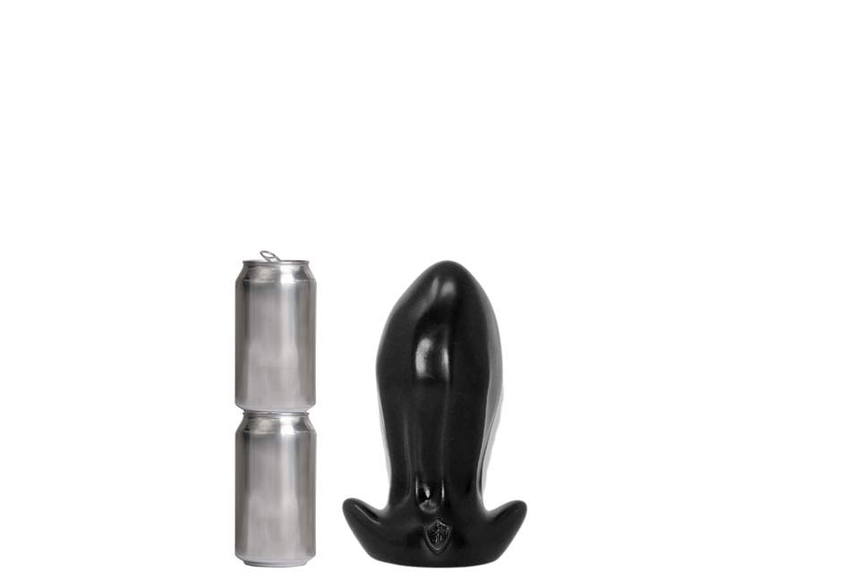 PULLED LUMP Platinum Silicone Dildo