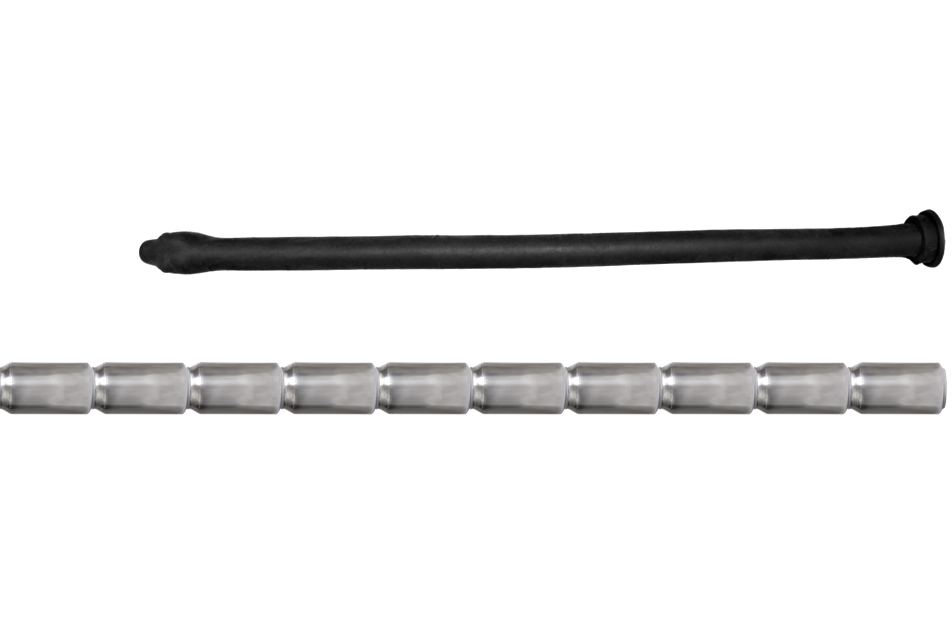 COLON SNAKE Depth Training Platinum Silicone Dildo