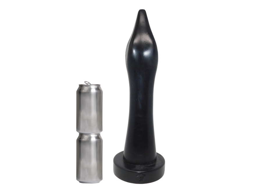 GOOSE NECK Platinum Silicone Dildo
