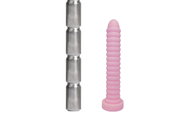 ANAL EXPLORER Platinum Silicone Depth Trainer