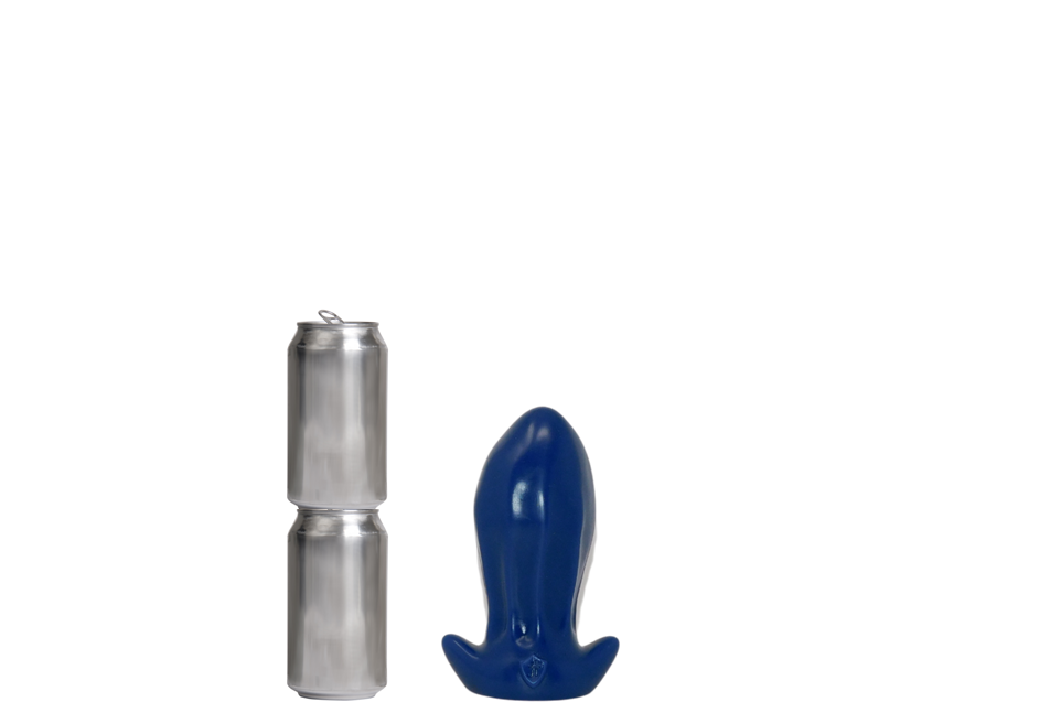 PULLED LUMP Platinum Silicone Dildo