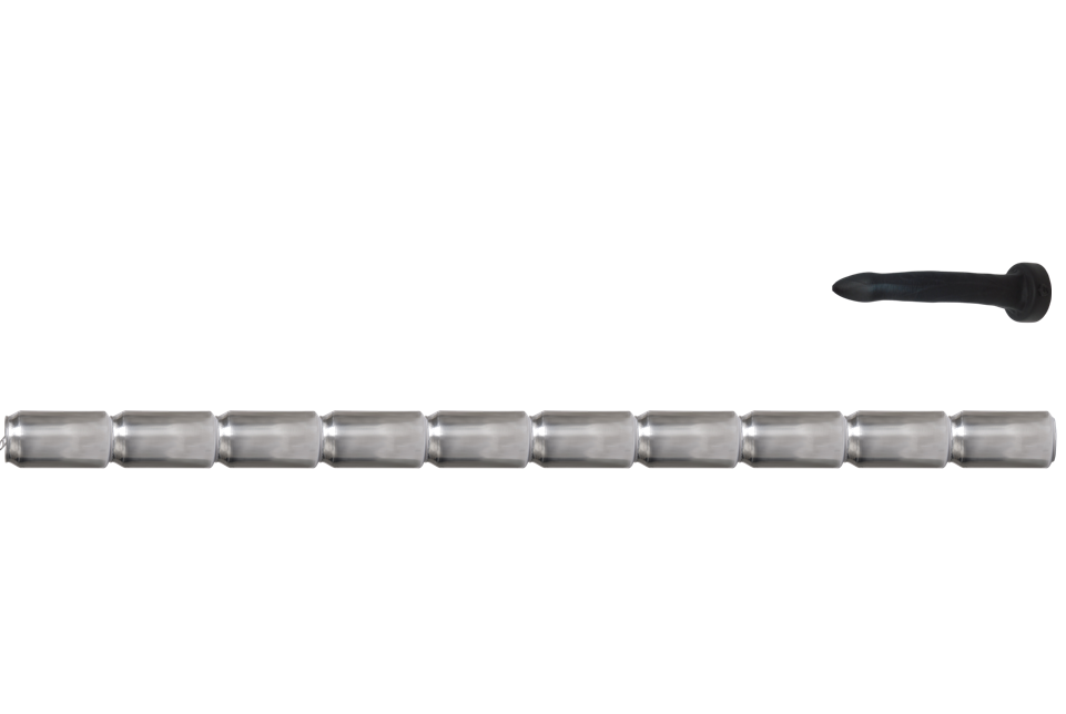 HENRY Depth Training Platinum Silicone Dildo