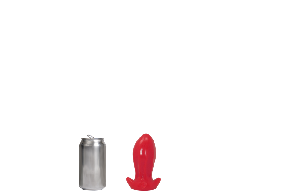 PULLED LUMP Platinum Silicone Dildo