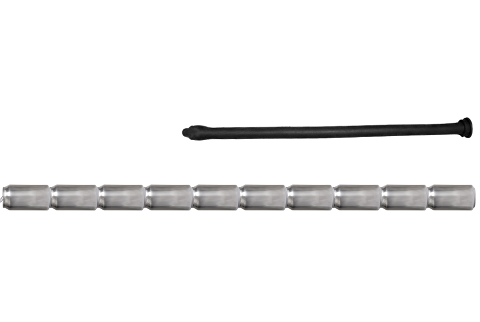 COLON SNAKE Depth Training Platinum Silicone Dildo