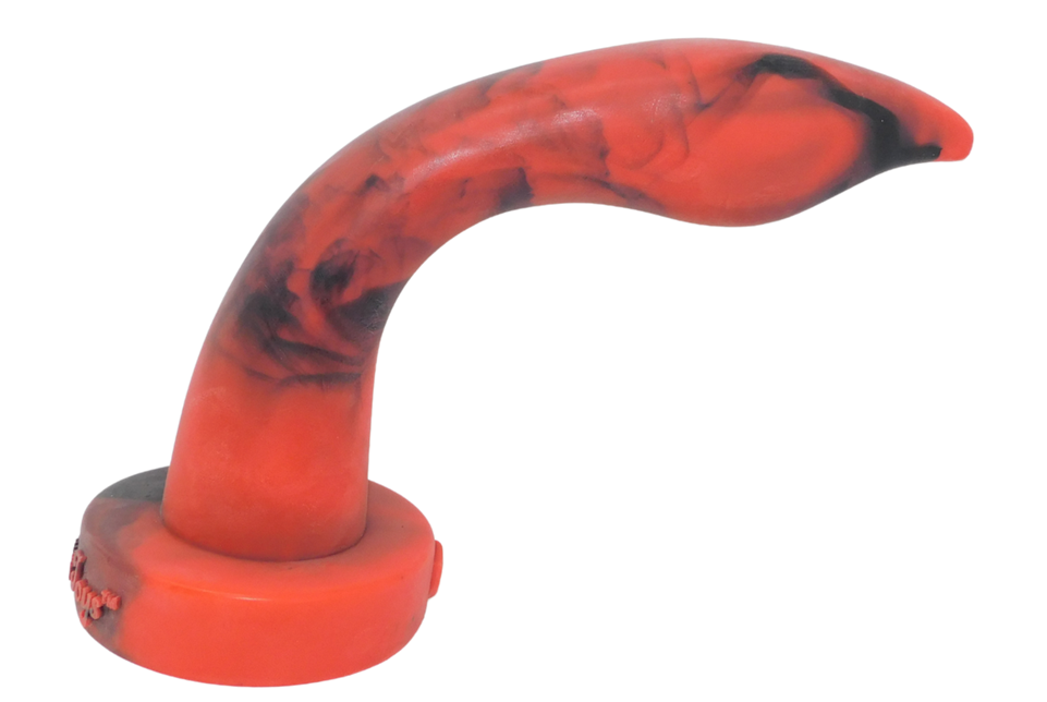 GOOSE NECK Platinum Silicone Dildo