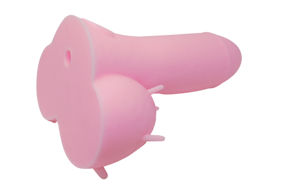 CARTOON WILLY Platinum Silicone Dildo