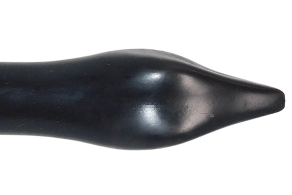 GOOSE NECK Platinum Silicone Dildo