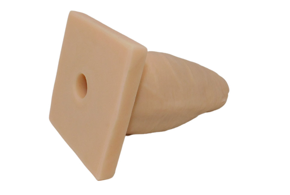 CHUNKSTA Platinum Silicone Stretcher Dildo