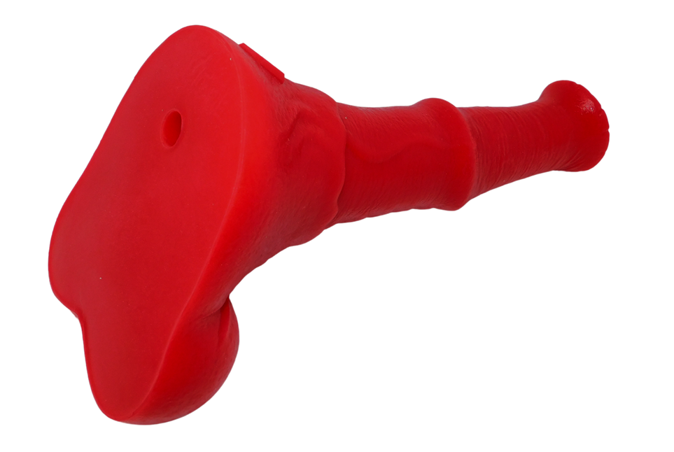 COMANCHE WAR HORSE 2.0 Platinum Silicone Dildo - CLEARANCE