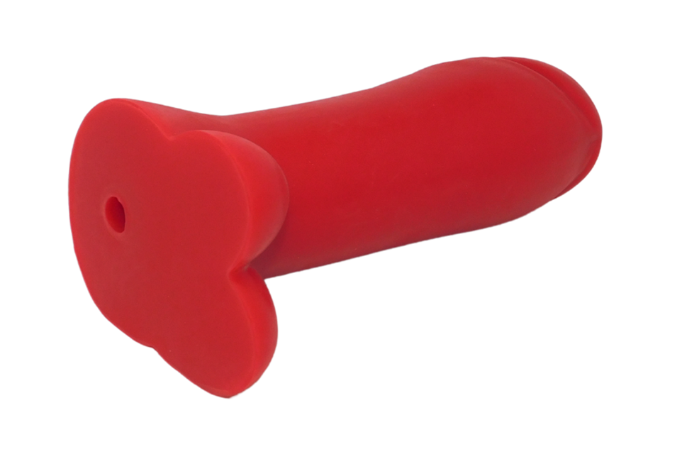 ANGRY PRICK Platinum Silicone Dildo