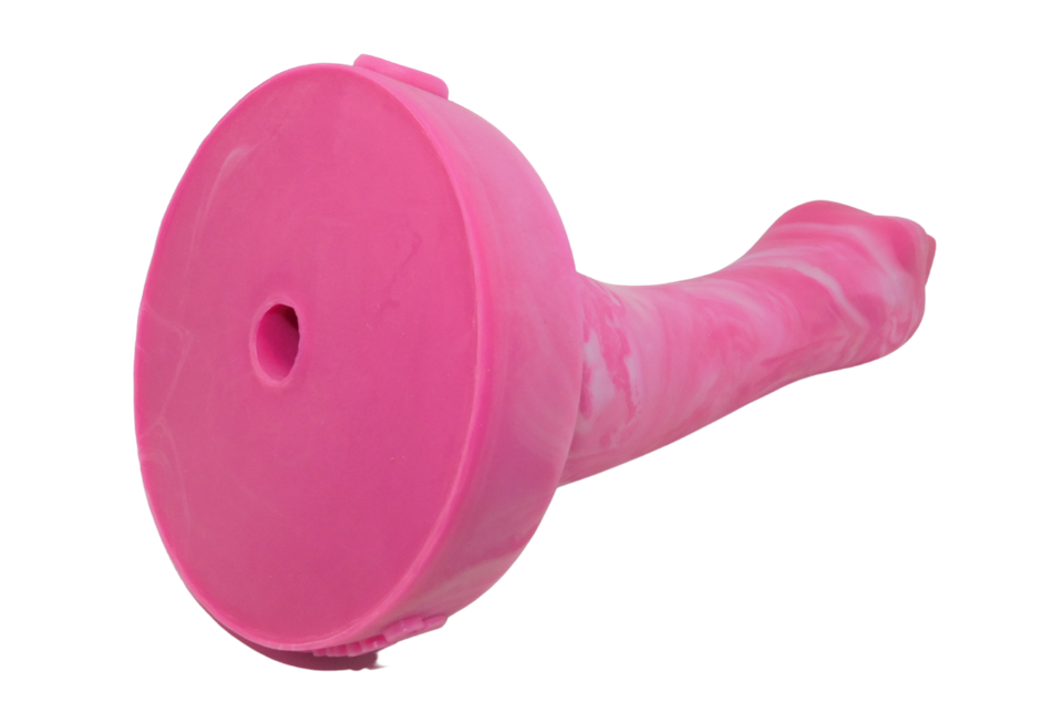GOOSE NECK Platinum Silicone Dildo