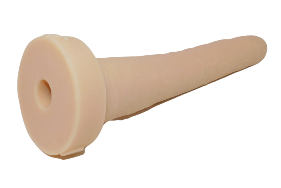 MR FROBISHER Depth Training Platinum Silicone Dildo