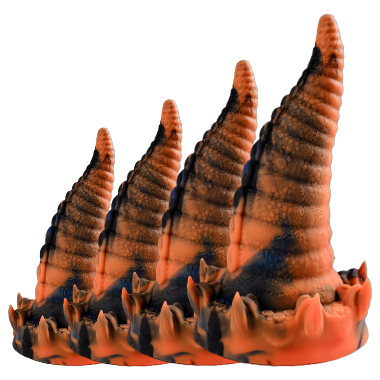 CEPHALOPOD'S REVENGE Platinum Silicone Dildo