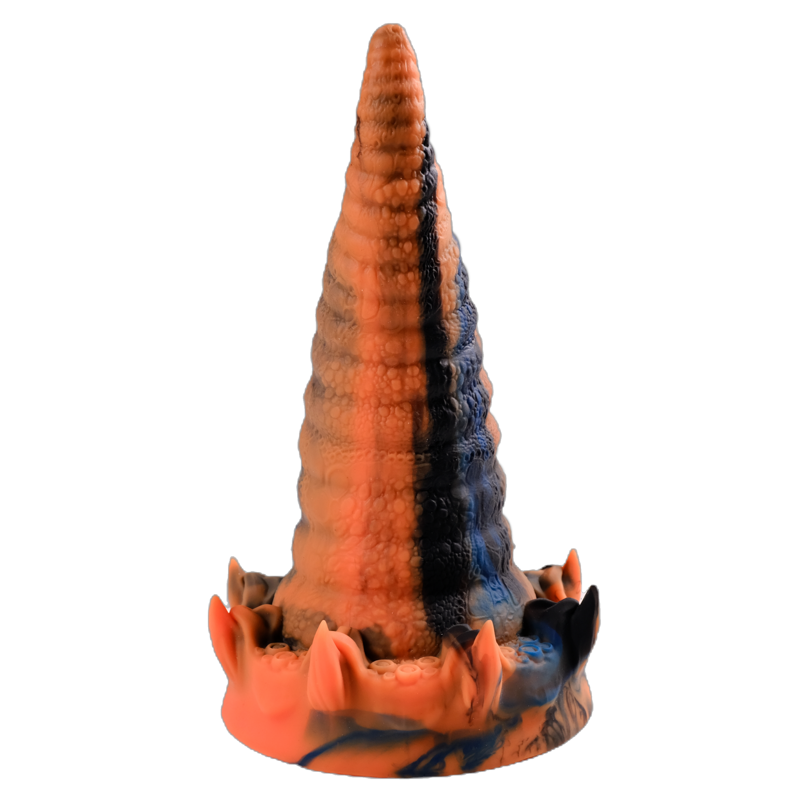 Cephalopod's Revenge, in Coral Embers. Image shows whole product, with the suckers facing away from you.