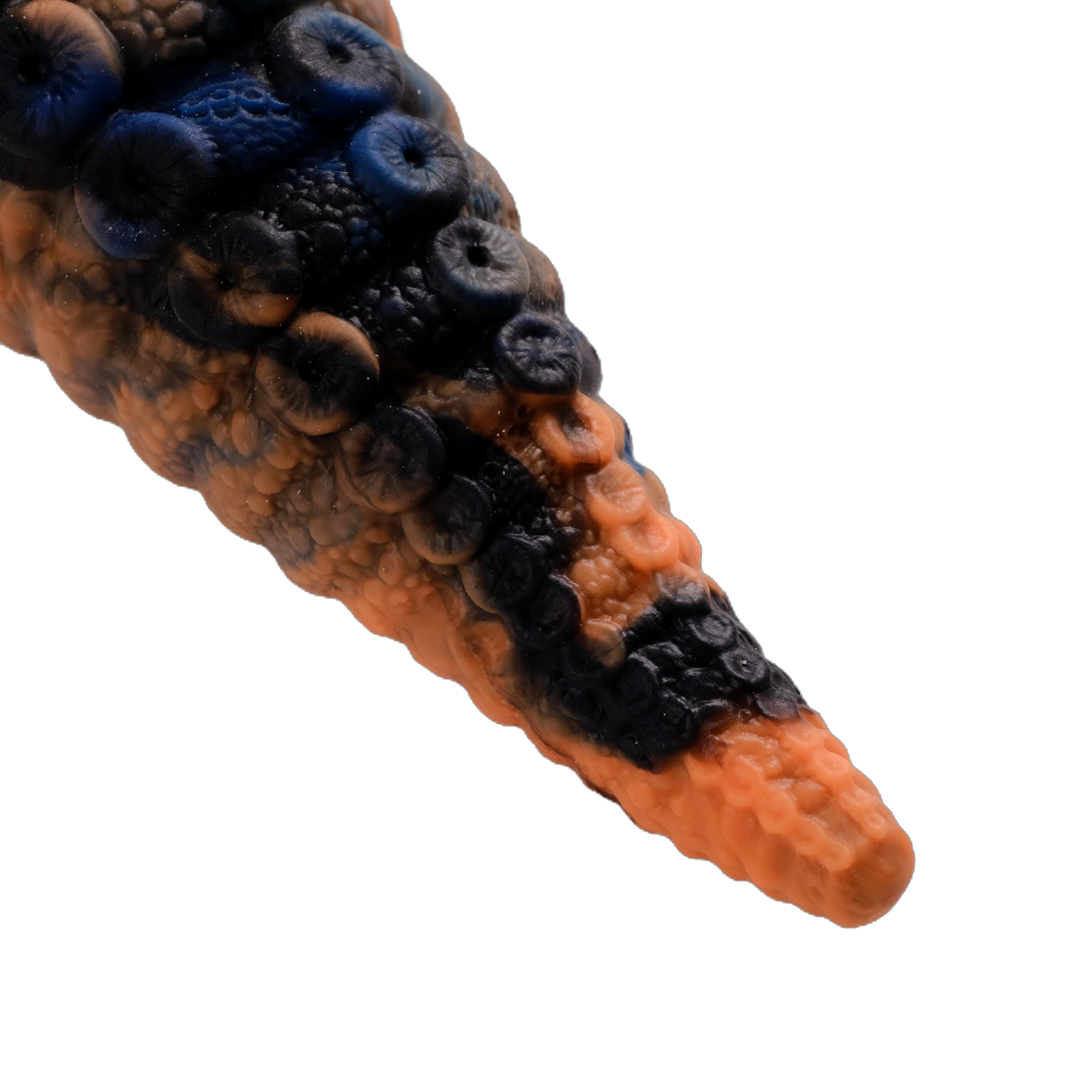 Close-up of the tentacle tip, in Coral Embers.