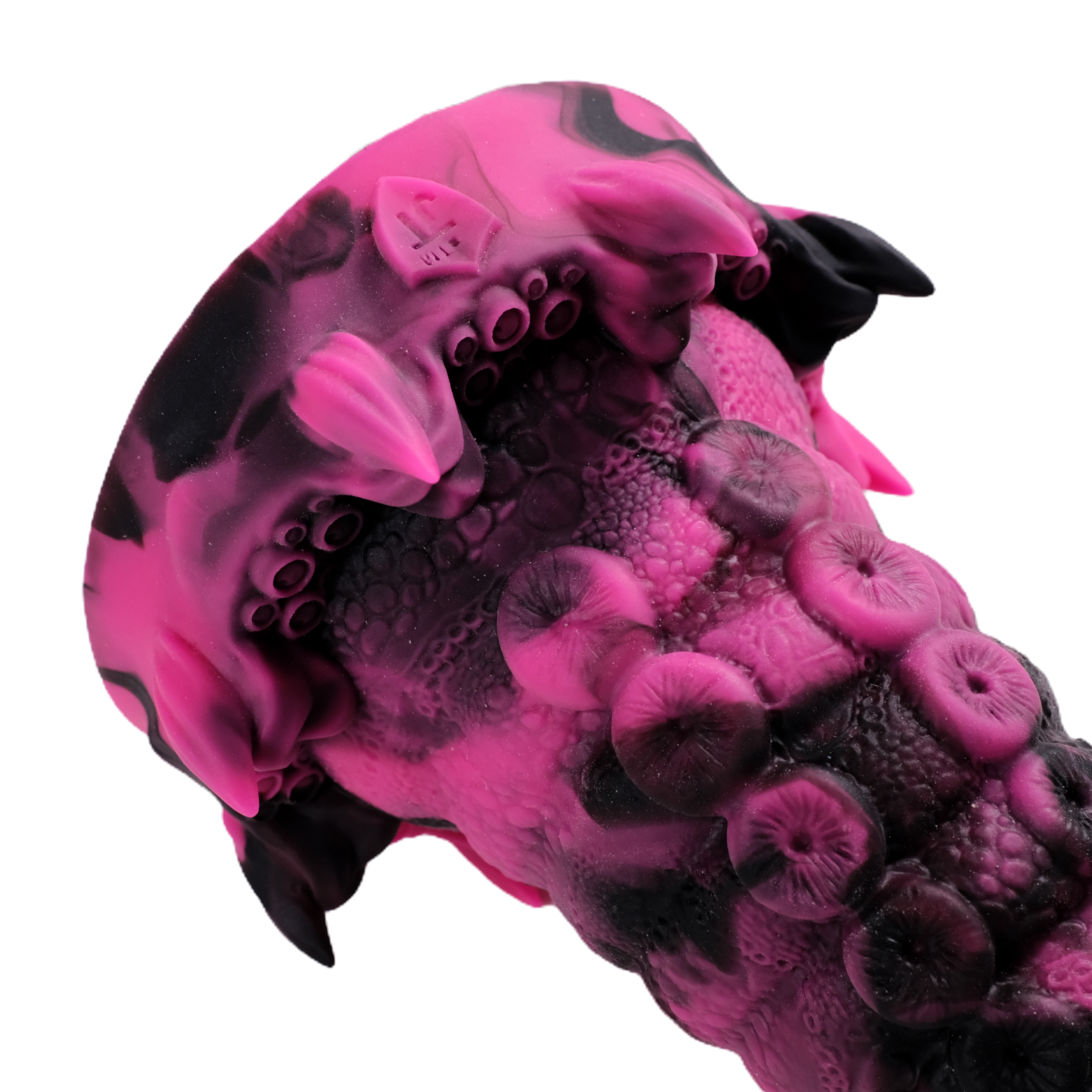 Close-up of the base, in Pink Embers.