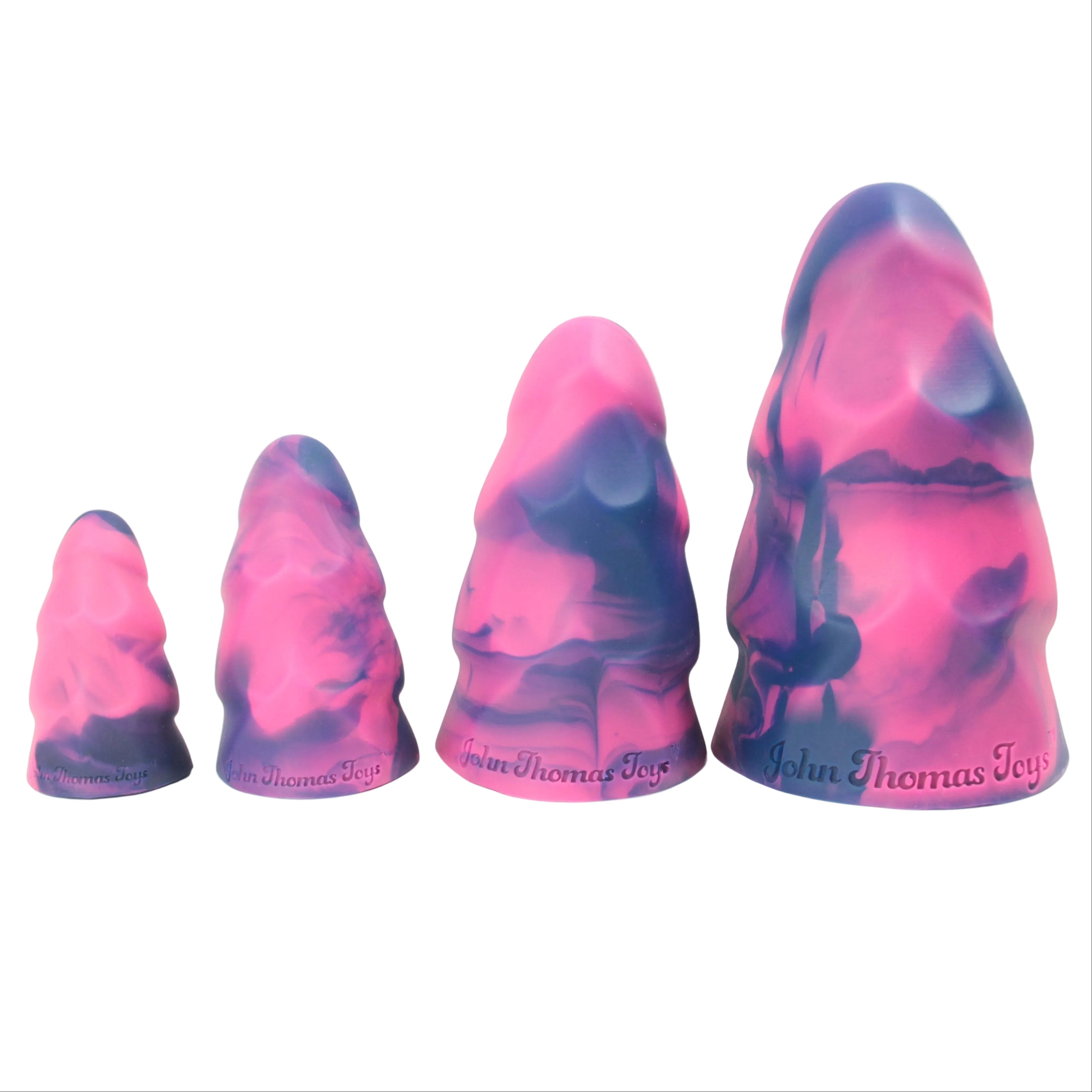 LOVED UP Platinum Silicone Stretcher Dildo
