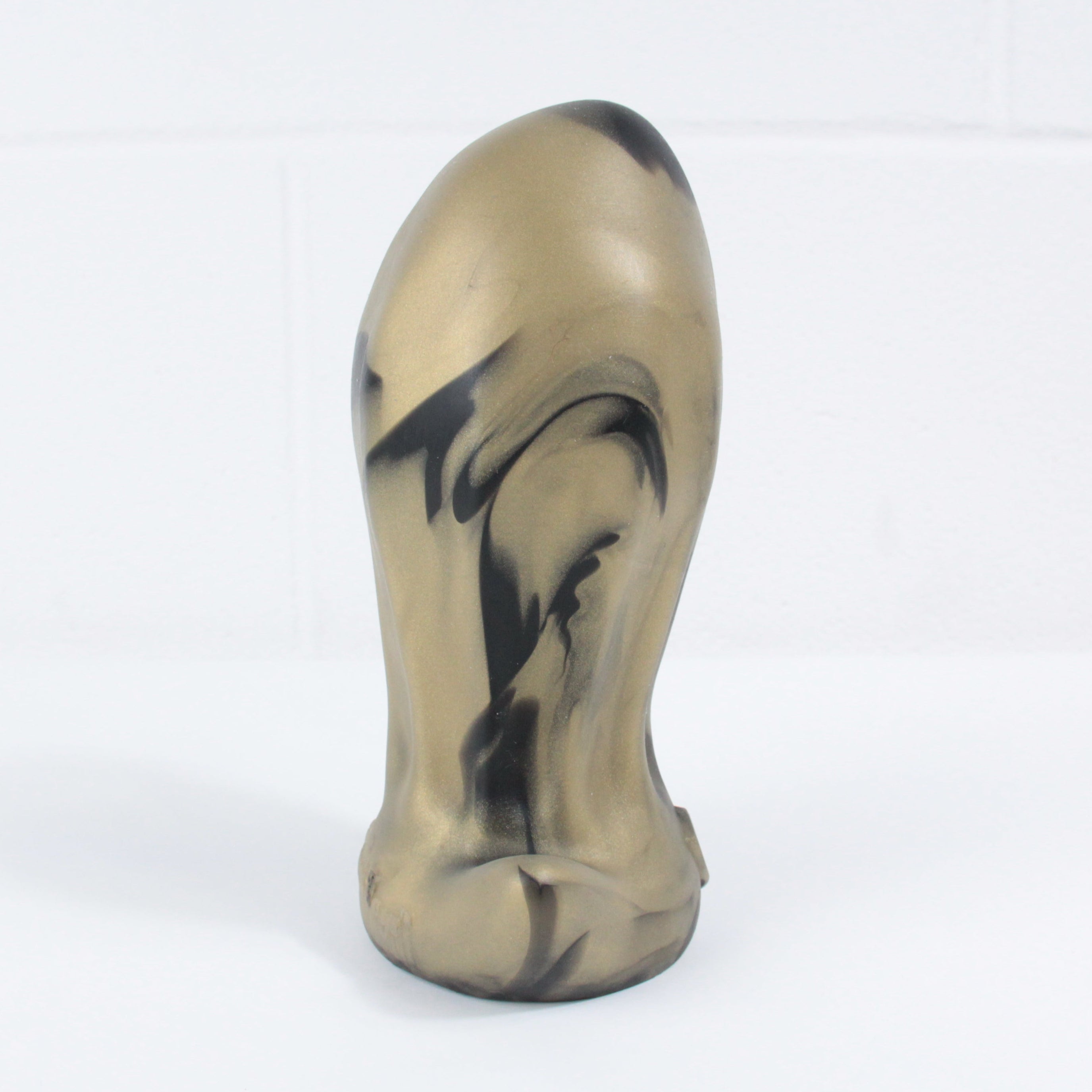 PULLED LUMP Platinum Silicone Dildo