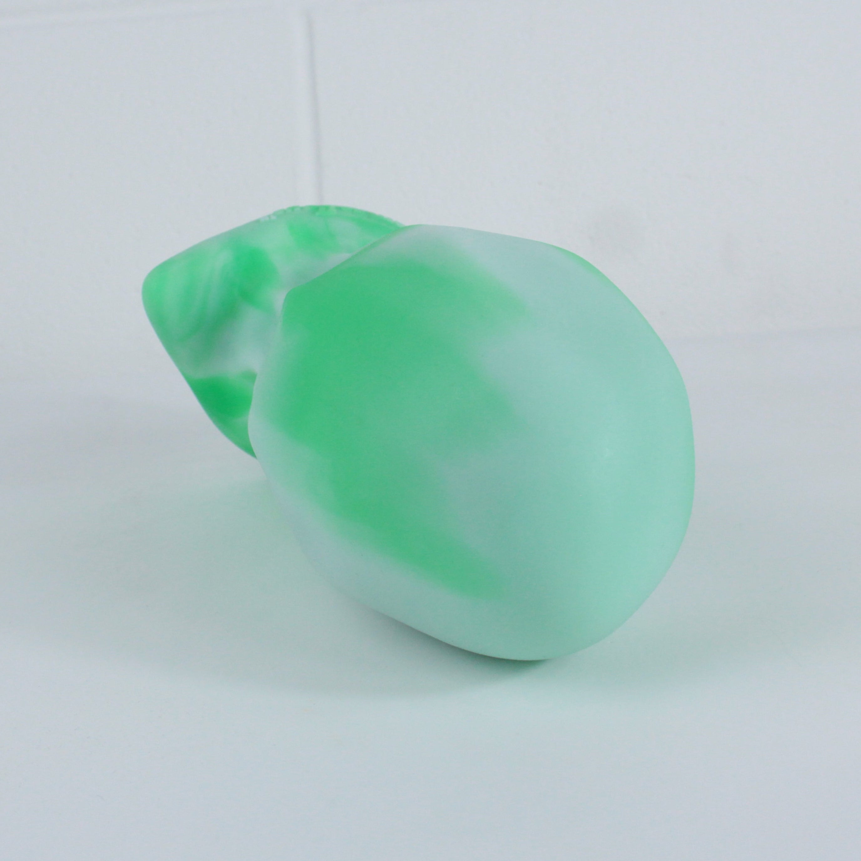 PULLED LUMP Platinum Silicone Dildo