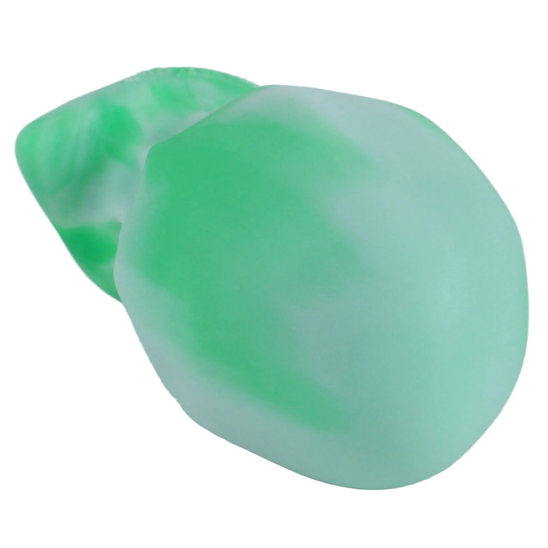 PULLED LUMP Platinum Silicone Dildo