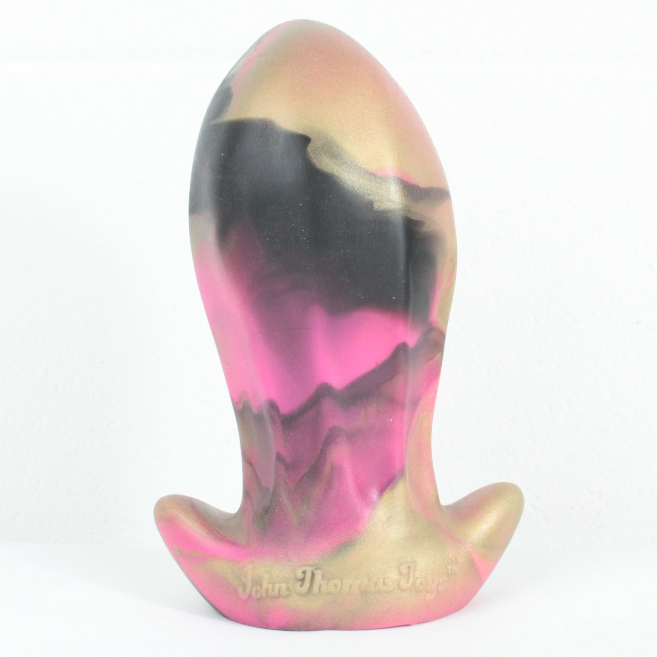 PULLED LUMP Platinum Silicone Dildo