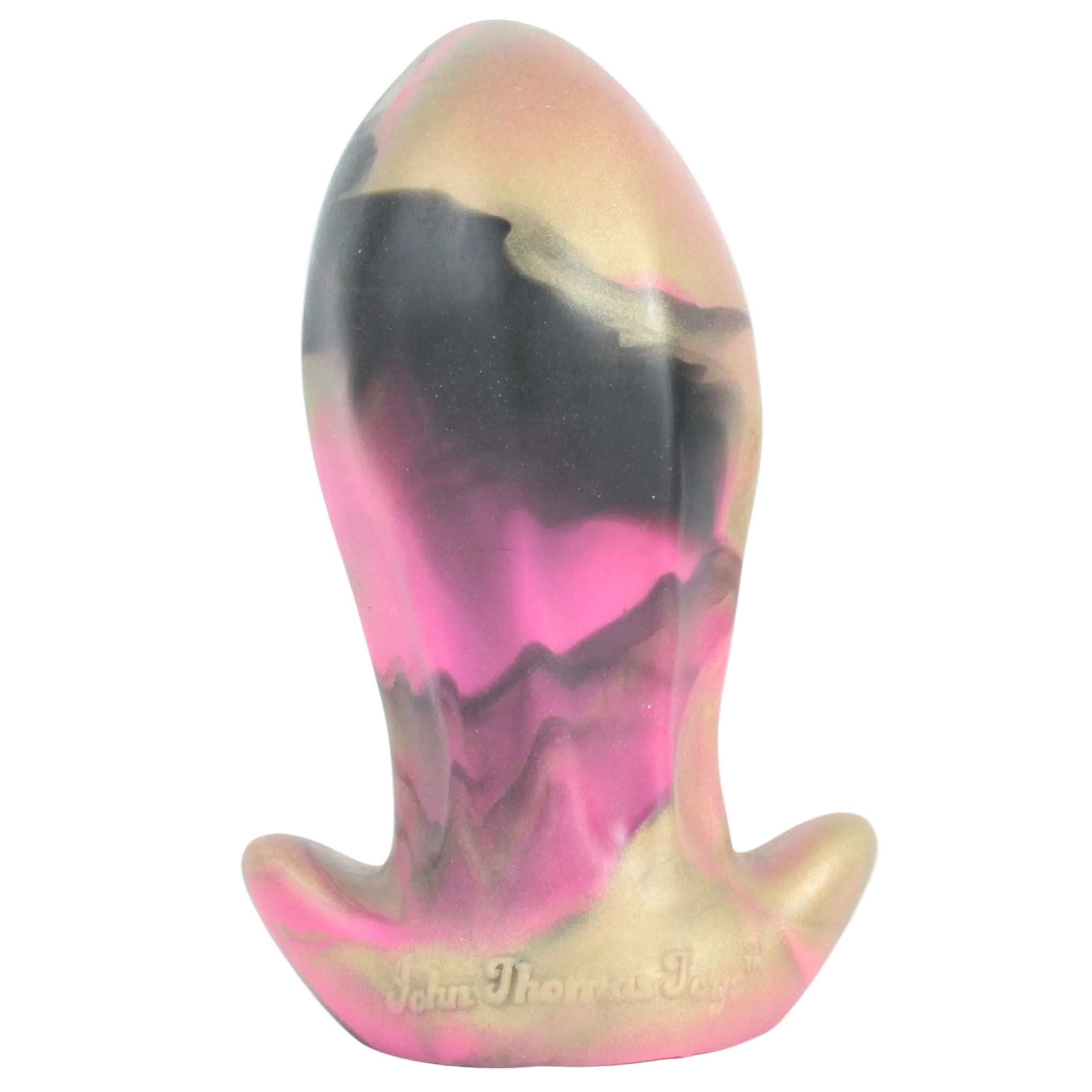 PULLED LUMP Platinum Silicone Dildo