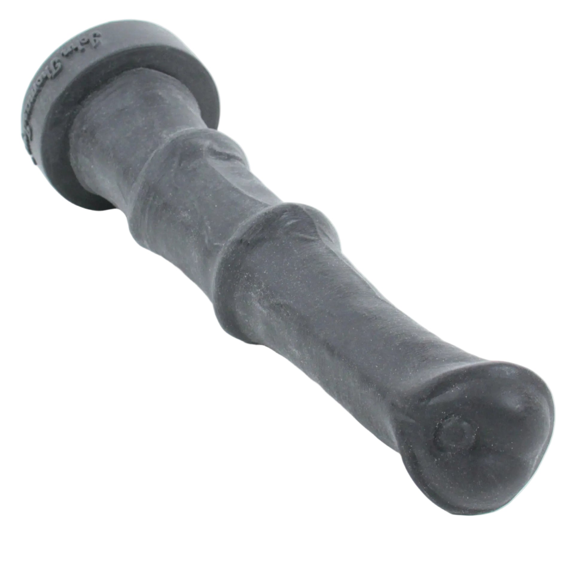 ITALIAN STALLION Platinum Silicone Dildo