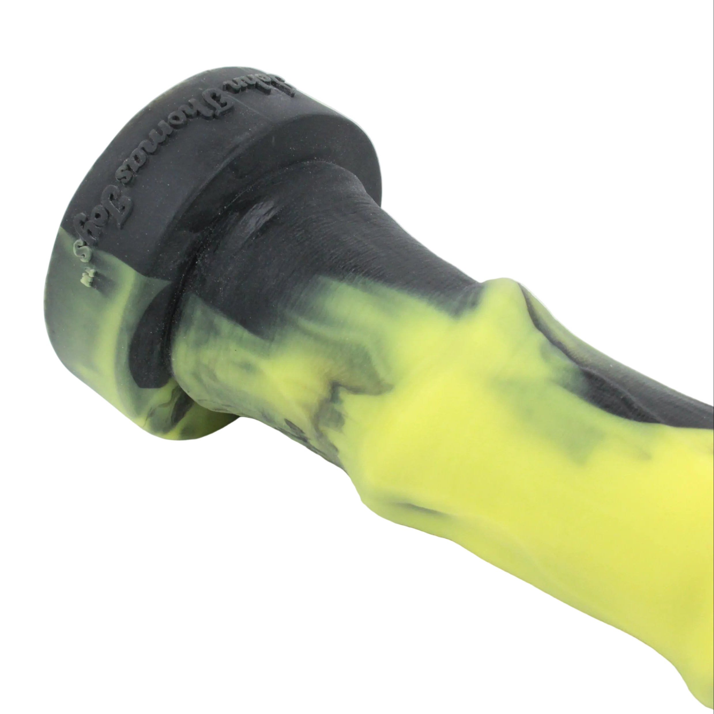 ITALIAN STALLION Platinum Silicone Dildo