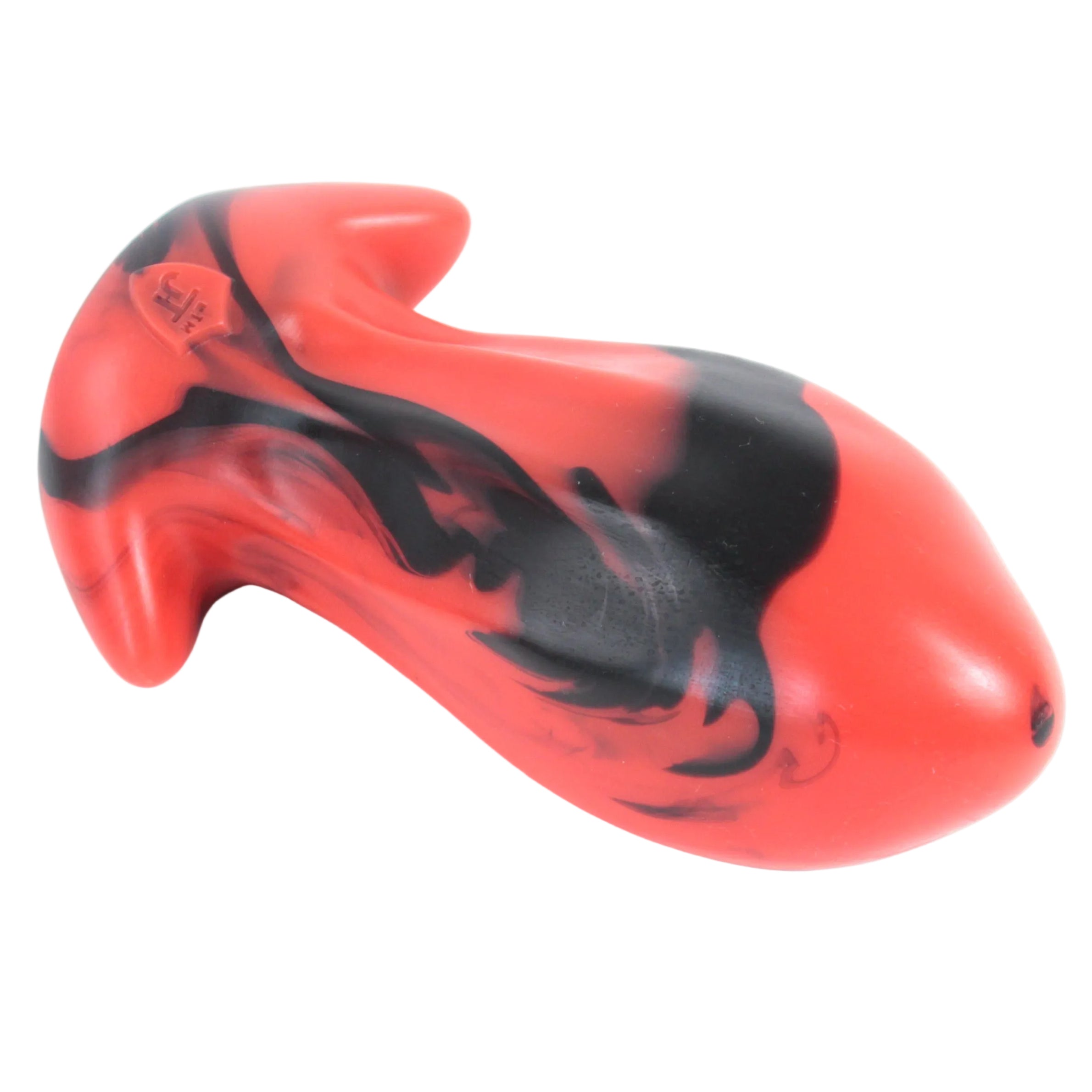 PULLED LUMP Platinum Silicone Dildo