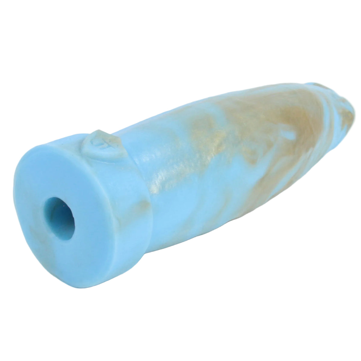 The Buffalo by John Thomas Toys features a vac-u-lock compatible hole at the base of the toy, for added stability when used with compatible accessories.