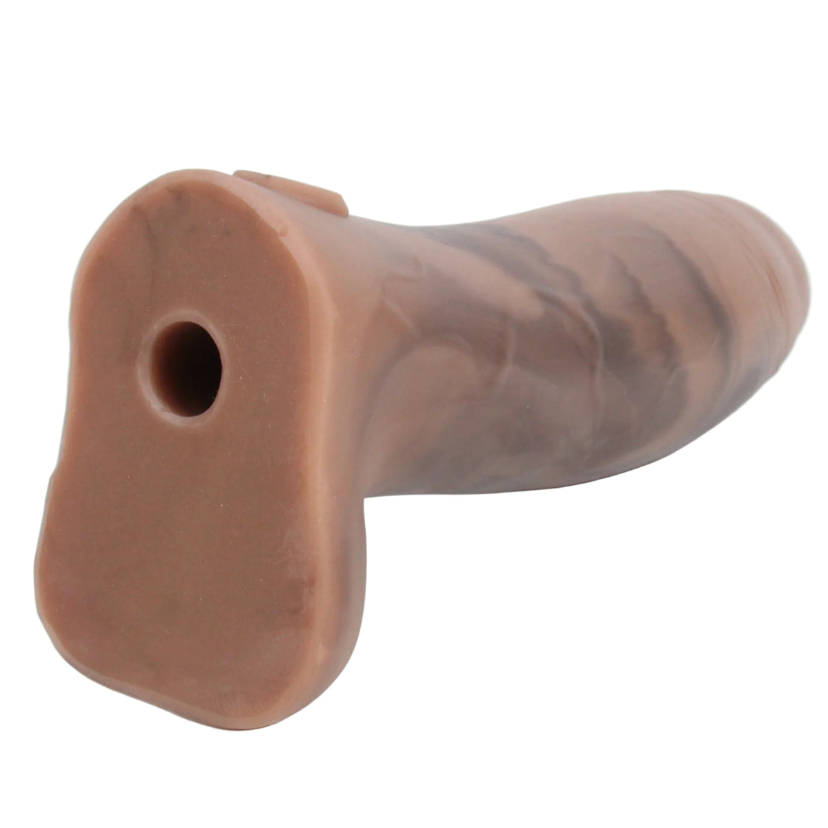 The Gaper by John Thomas Toys features a vac-u-lock compatible hole at the base of the toy, for added stability when used with compatible accessories.