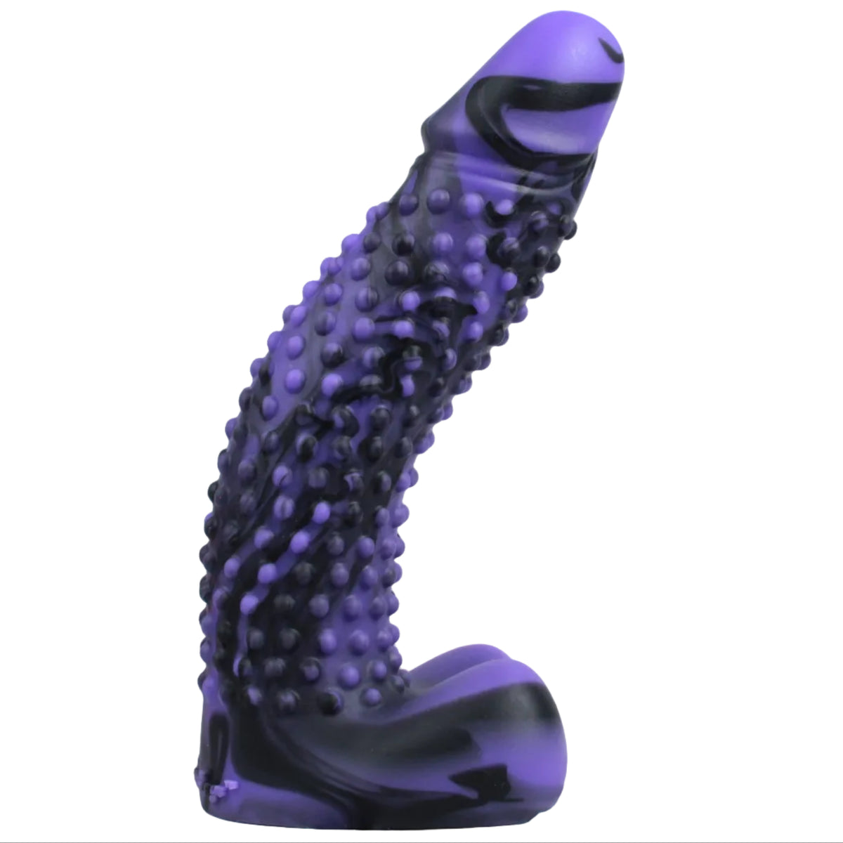 KNOBBY - Platinum Silicone Stretcher Dildo