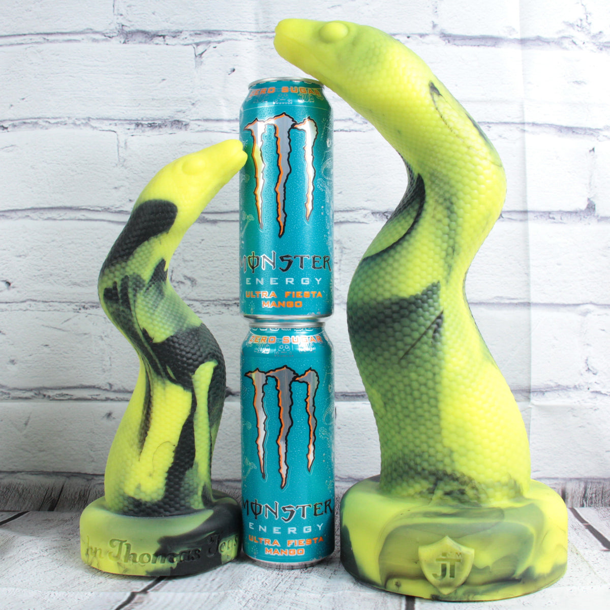 The SNAKE - Platinum Silicone Dildo