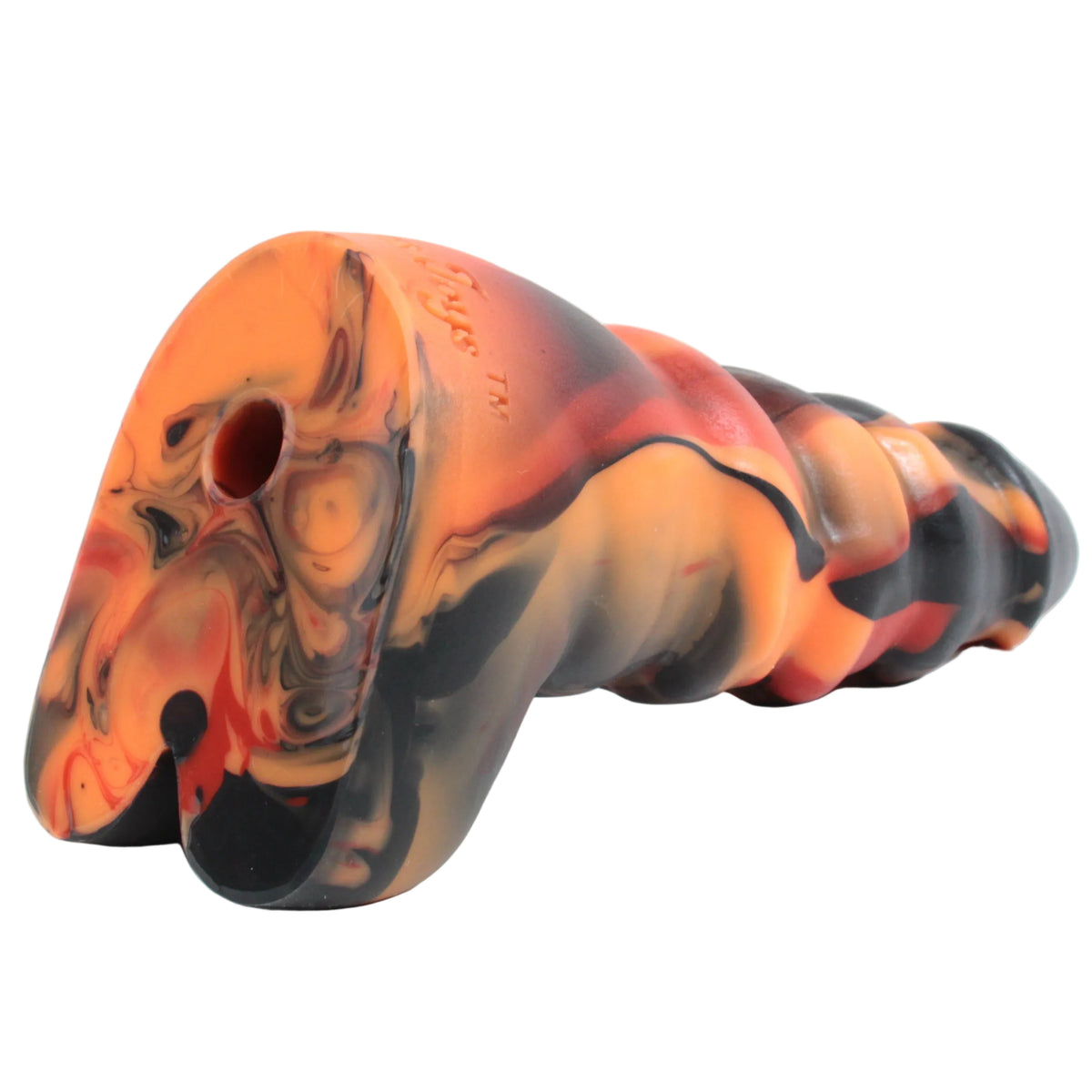 Oglin by John Thomas Toys features a vac-u-lock compatible hole at the base of the toy, for added stability when used with compatible accessories.