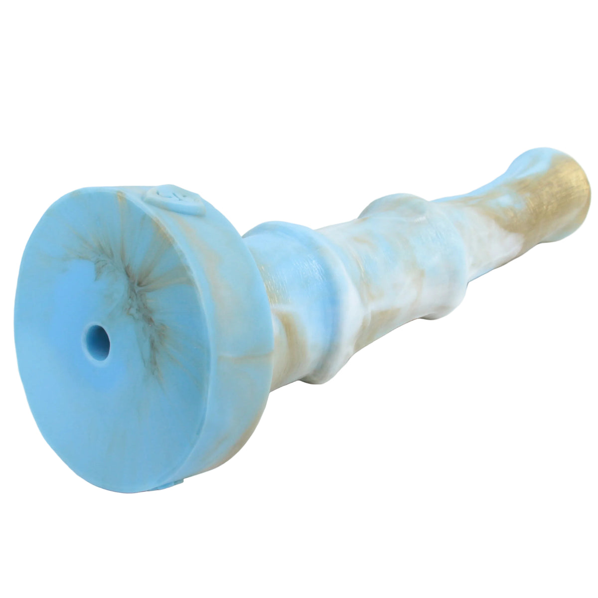 Italian Stallion by John Thomas Toys features a vac-u-lock compatible hole at the base of the toy, for added stability when used with compatible accessories.