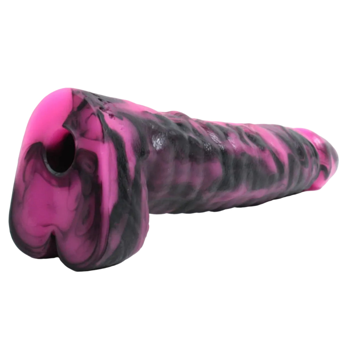 Chubby Cedric by John Thomas Toys features a vac-u-lock compatible hole at the base of the toy, for added stability when used with compatible accessories.